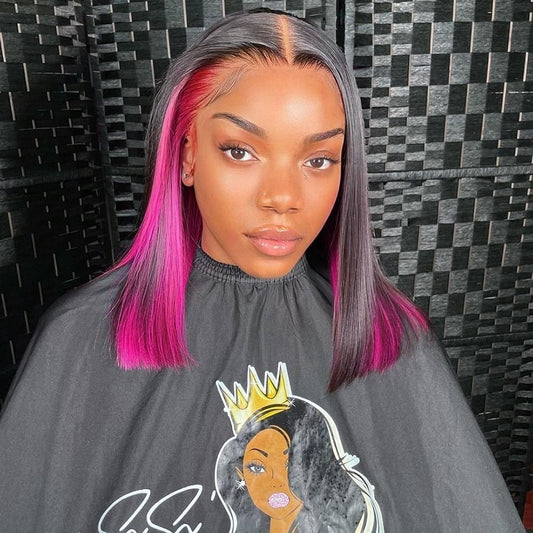 Pink To Da Back | Synthetic Lace Front